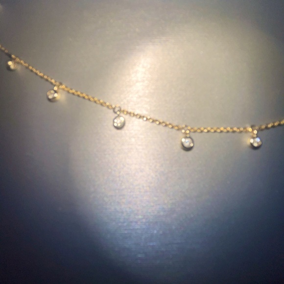 10kt Gold Choker Necklace - Picture 4 of 6